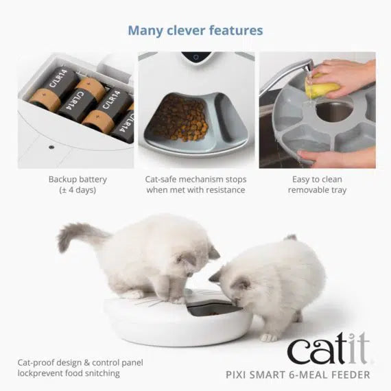 Catit Pixi Smart 6-Meal Feeder & Replacement Ice Pack 06