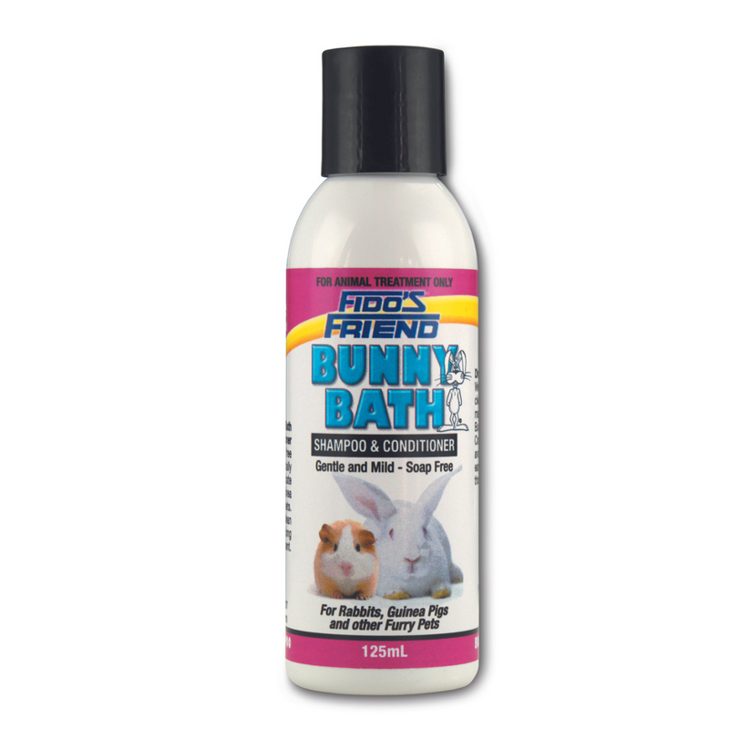 Fido's Friend Bunny Bath Shampoo & Conditioner for rabbits, guinea pigs and other furry pets 01