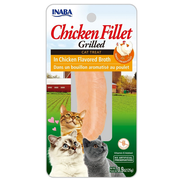 Inaba Cat Treat Grilled Chicken Fillet In Chicken Broth 01
