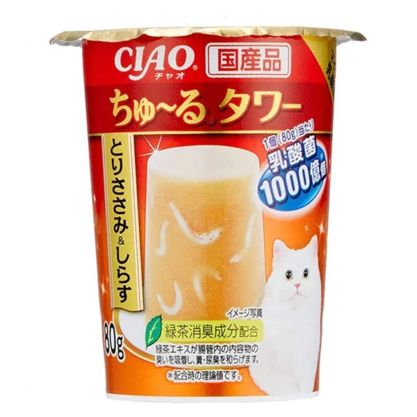 Ciao Cat Treats Churu tower Chicken Recipe 80g