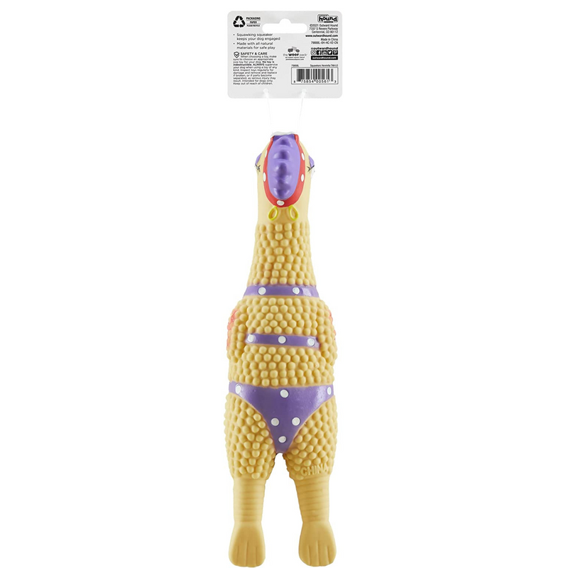 Charming Pet Squawkers Latex Rubber Chicken Interactive Dog Toy 01