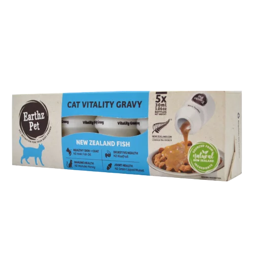 Earthz Pet Cat Vitality Gravy New Zealand Fish 01