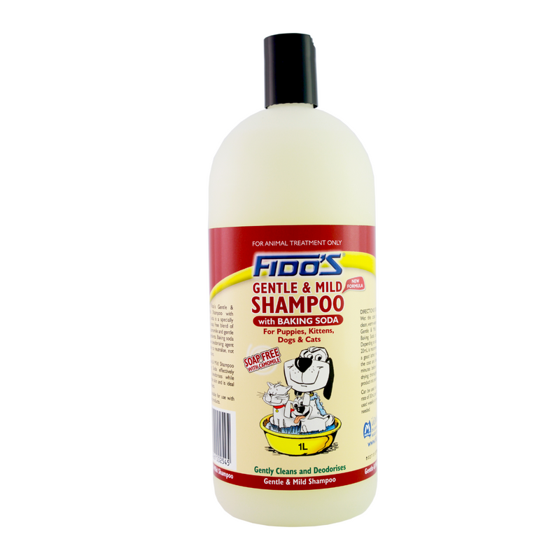 Fido's Gentle and Mild Shampoo with Baking Soda for Dogs & Cats 1L
