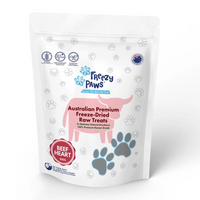 Freezy Paws Freeze Dried Beef Heart pet treats for cats and dogs, 100g - product image 1 of 3