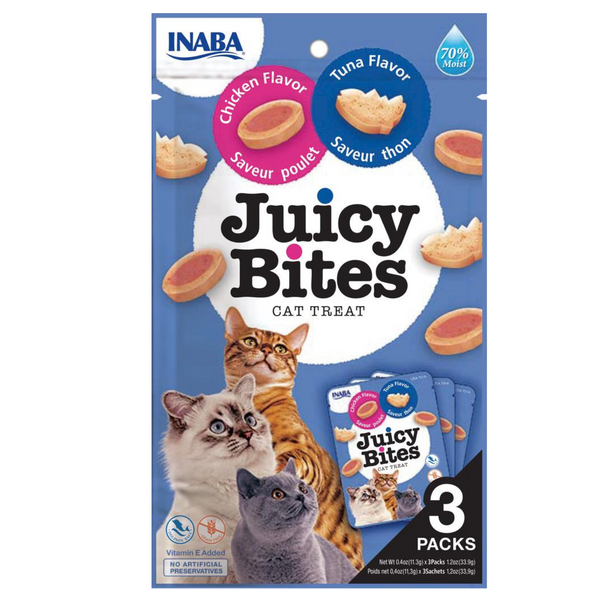 Inaba Cat Treat Juicy Bites Tuna & Chicken 01