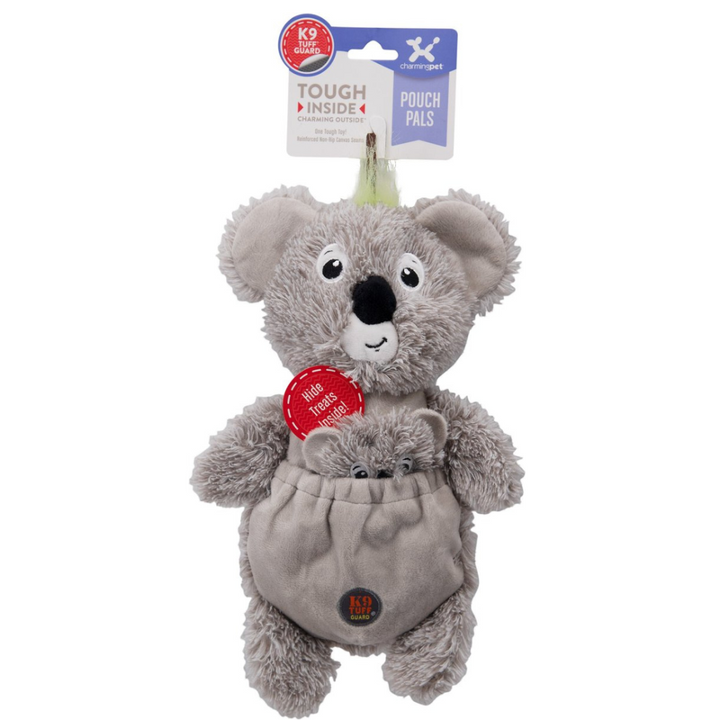 Charming Pet Pouch Pals Plush Dog Toy Koala With Baby