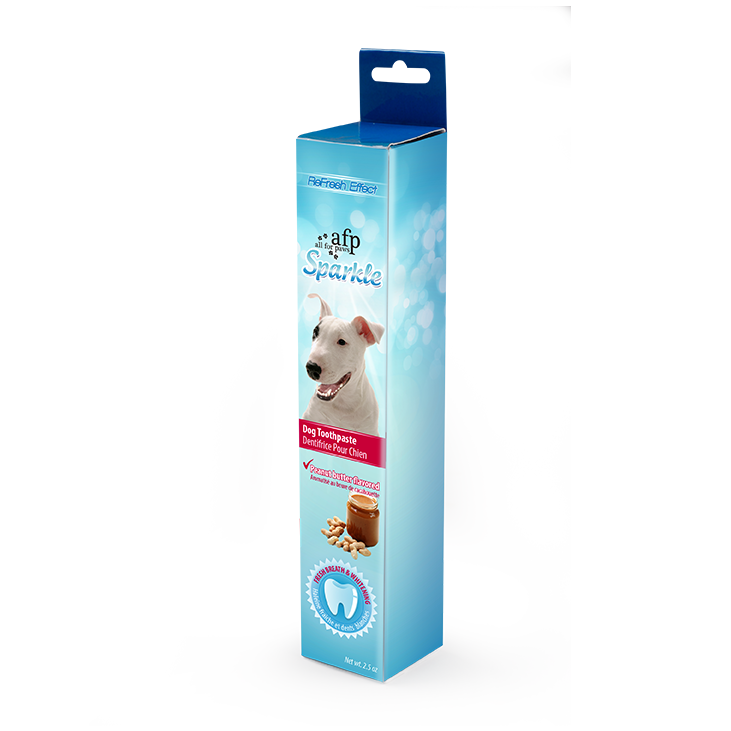 All for Paws AFP Dog Sparkle Toothpaste Pack - Peanut Butter Flavour