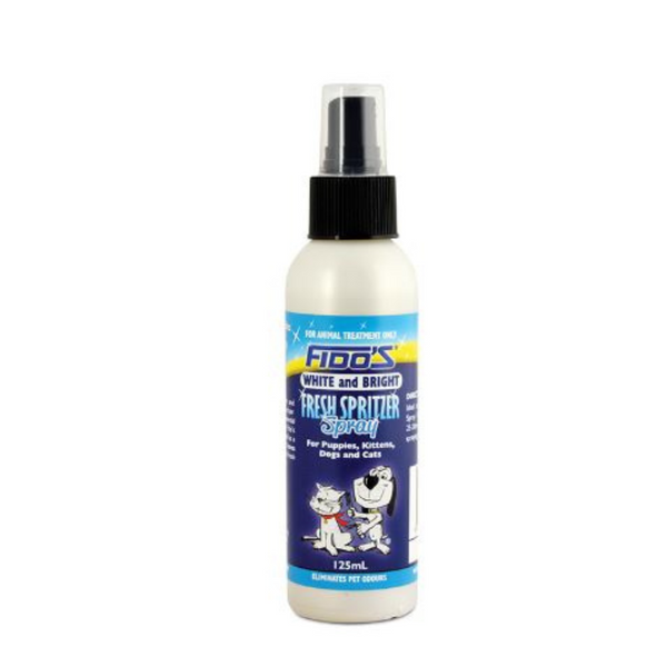 Fido's Fresh Spritzer Spray White & Bright for Dogs & Cats 125ml
