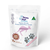 Freezy Paws Freeze Dried Kangaroo Meat pet treats for cats and dogs, 80g - product image 1 of 4