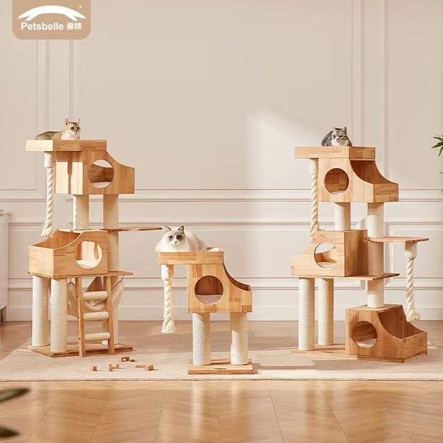 Solid Wood Cat Tree PS1105