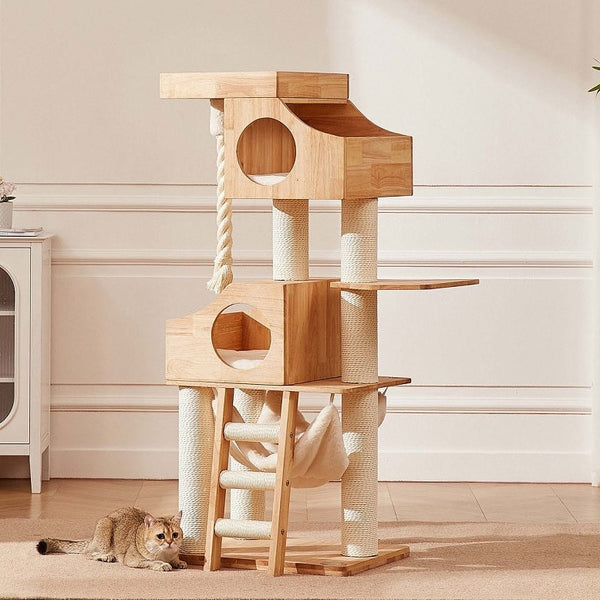 Solid Wood Cat Tree PS1105