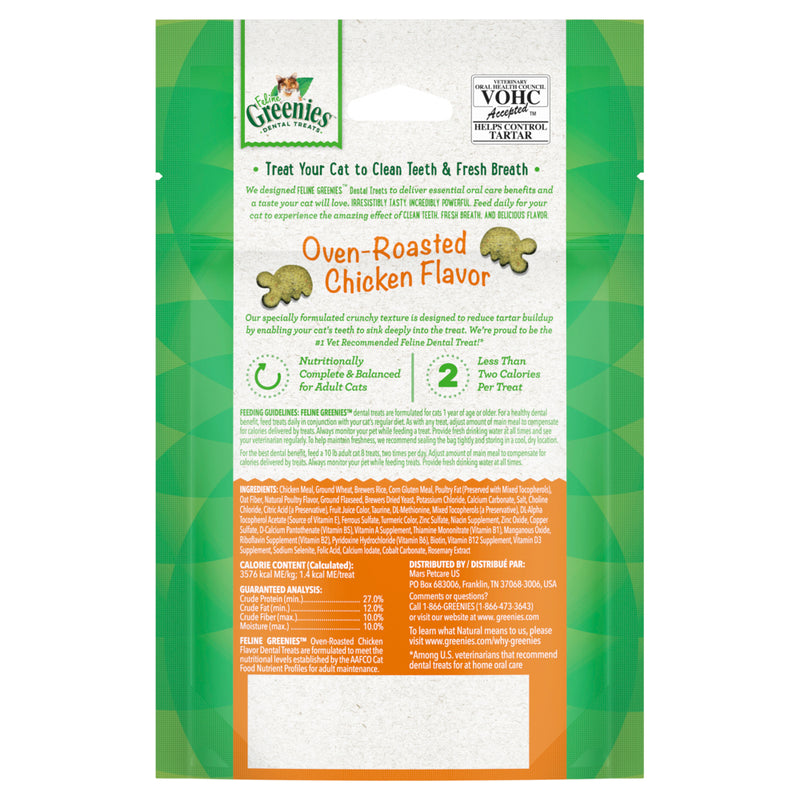 GREENIES Feline Dental Cat Treat Oven-Roasted Chicken Flavour 05