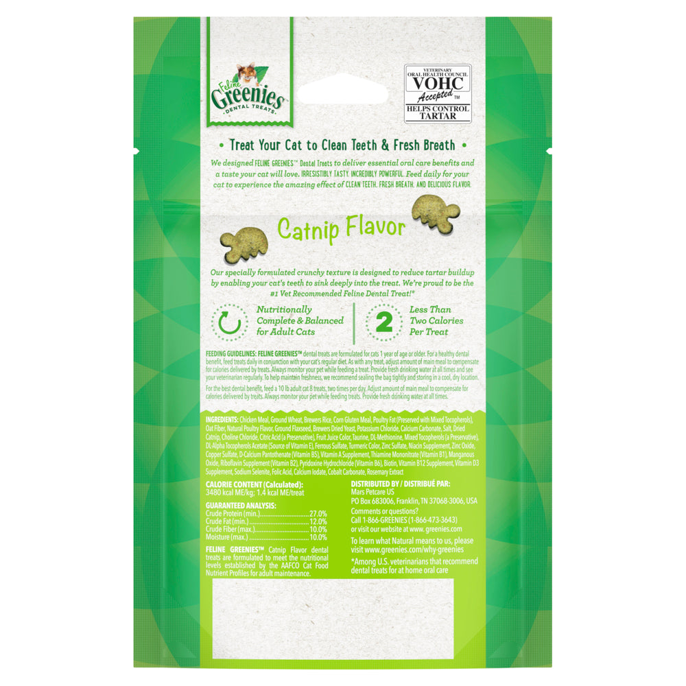 GREENIES Feline Dental Cat Treat Catnip Flavour 05