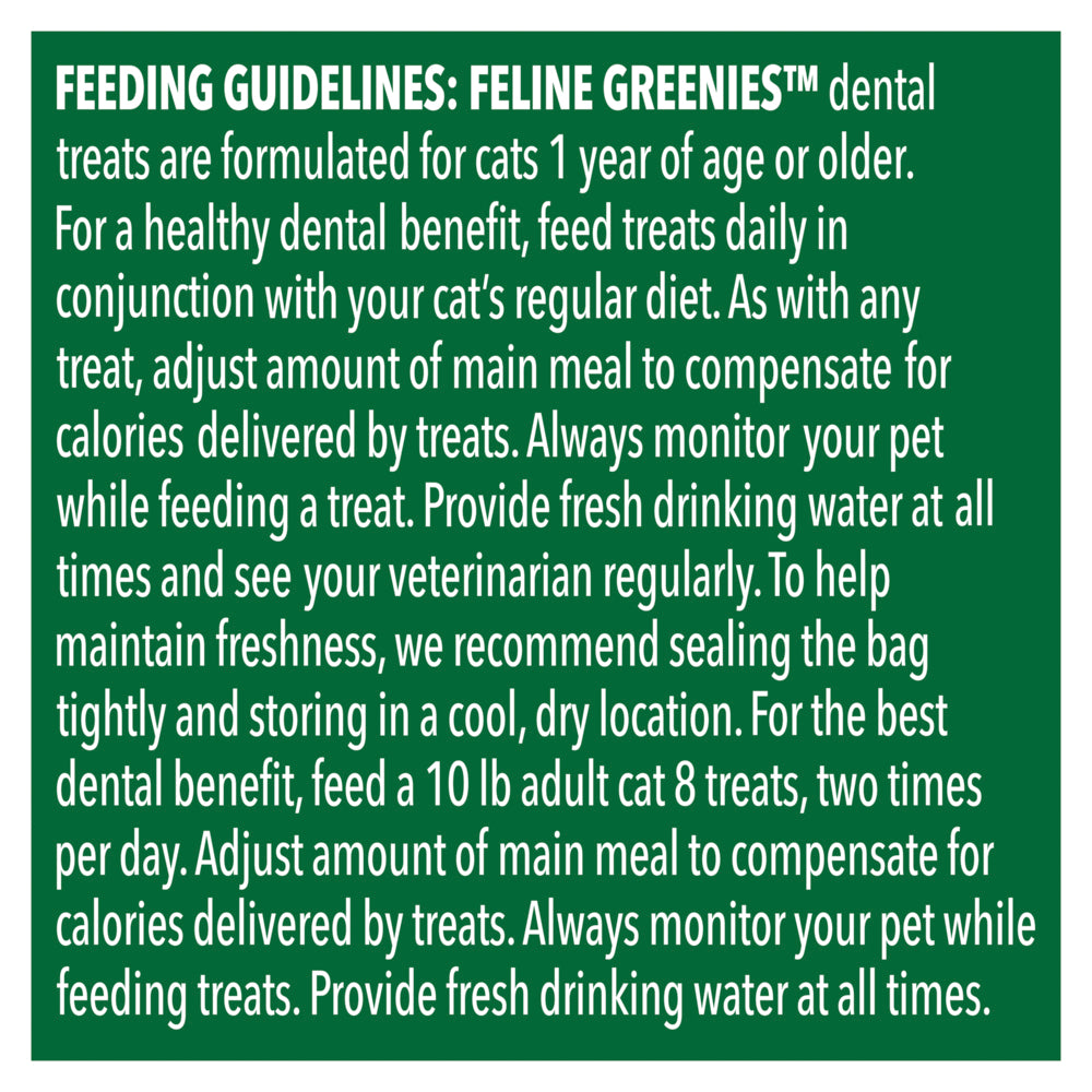 GREENIES Feline Dental Cat Treat Catnip Flavour 12