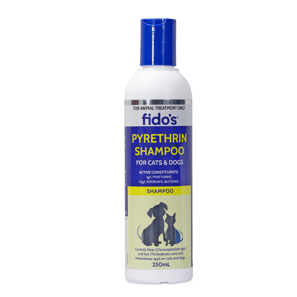 Fido's Pyrethrin Shampoo for Dogs & Cats 250ml
