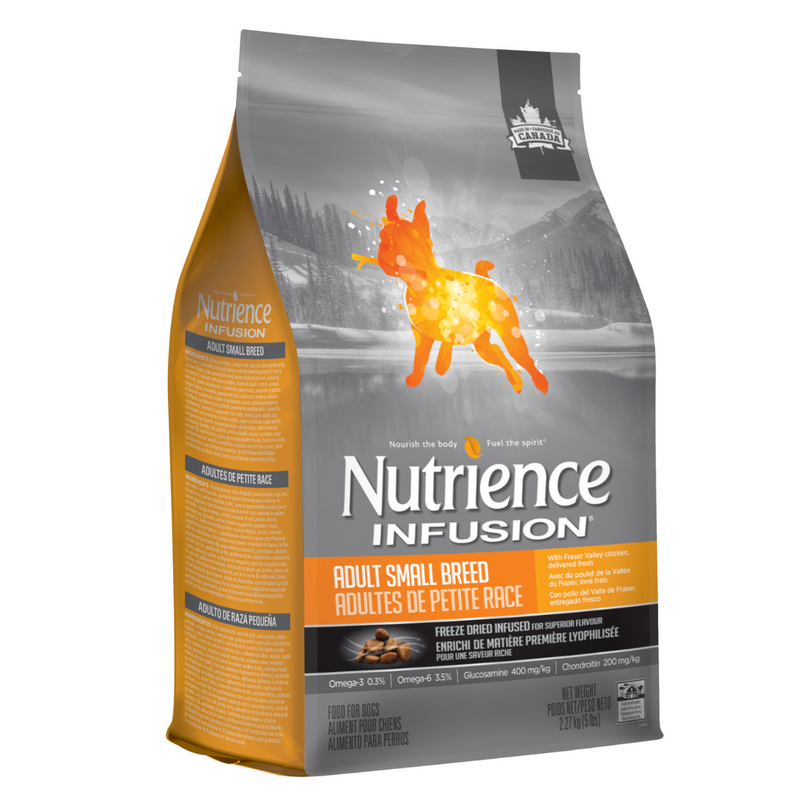 Nutrience Infusion Dry Dog Food Adult Small Breed Chicken 2.27kg