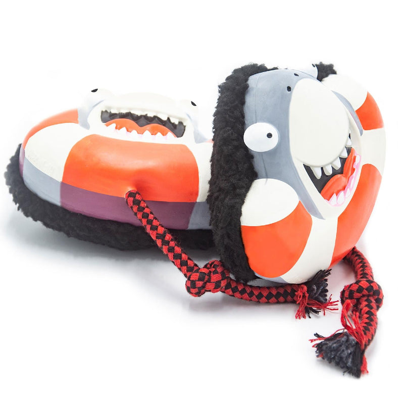 Max & Molly Snuggles Dog Toy -Frenzy The Shark 01