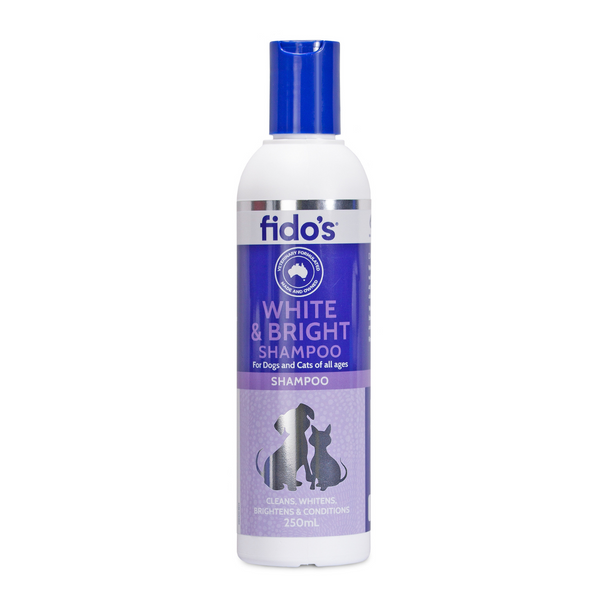 Fido's White and Bright Shampoo for Dogs & Cats 250ml