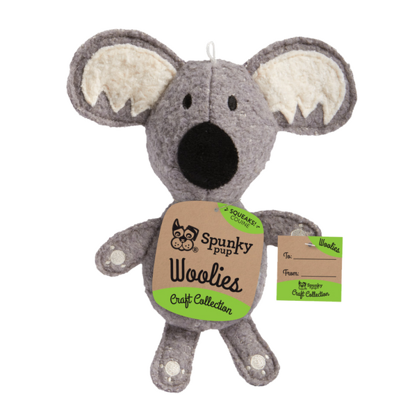 Spunky Pup Dog Toy Mini Woolies Koala