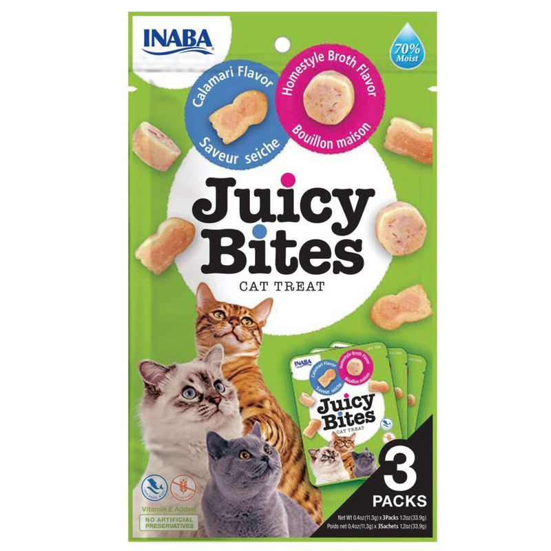Inaba Cat Treat Juicy Bites Homestyle Br & Calamari 01