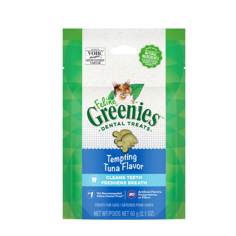 GREENIES Feline Dental Cat Treat Tempting Tuna Flavour 01