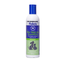 Fido's Tea Tree Oil Shampoo for puppies, kittens, dogs and cats, 250 mL bottle, front of pack