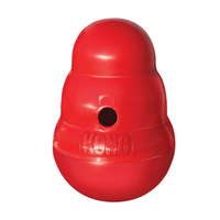 KONG Wobbler treat dispensing feeder for dogs