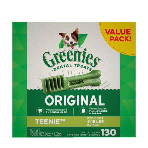 GREENIES Original Teenie Dog(2-7kg) Dental Treat 01