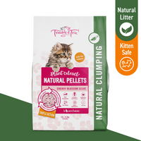Trouble & Trix Plant Extract natural pellet cat litter, cherry blossom scent, 10L pack