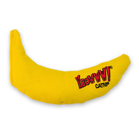 Yeowww! Banana catnip cat toy, packaging front