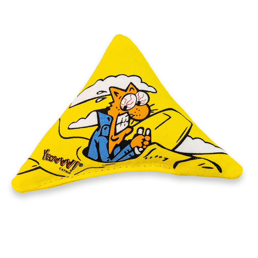 Yeowww! Catnip Cat Toys - Purrr!-Muda Triangles Jug of 18 Assorted Toys 02