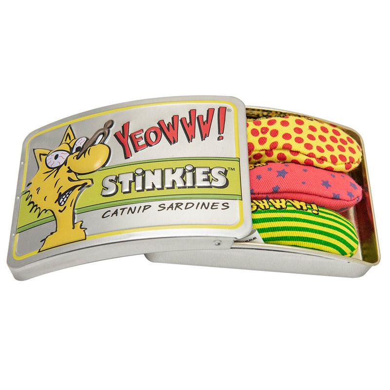 Yeowww! Catnip Cat Toys - 3 Stinkies Sardines 02
