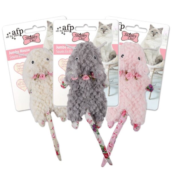 All for Paws AFP Cat Shabby Chic Jumbo Mouse