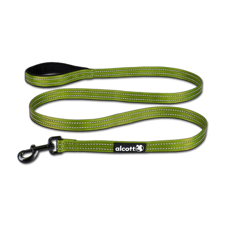 Alcott Adventure Nylon Dog Leash - Green