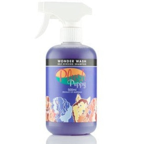 Plush Puppy Wonder Wash Bathing Alternative Self Rinsing Shampoo 500ml