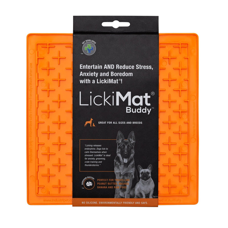 Lickimat Classic Dog Slow Feeders, Lick Mat, Boredom Anxiety Reduction  Perfect for Food, Treats, Yogurt, Peanut Butter. Fun Alternative to Slow  Feed Dog Bowl! Green & Turquoise Soother & Buddy