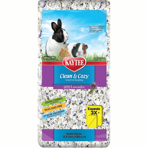 Kaytee Clean & Cozy Lavender Bedding 24.6L