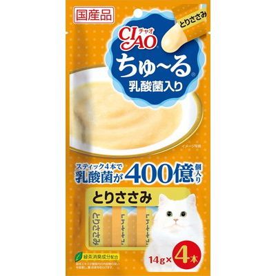 Ciao Cat Treats Churu Apetito LACTOBACILLUS Chicken Recipe 14g x 4