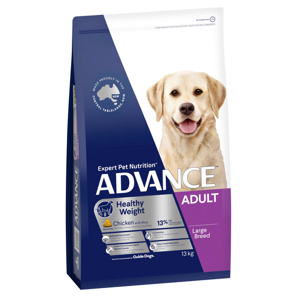 ADVANCE Healthy Weight Large Adult Dry Dog Food Chicken with Rice 01