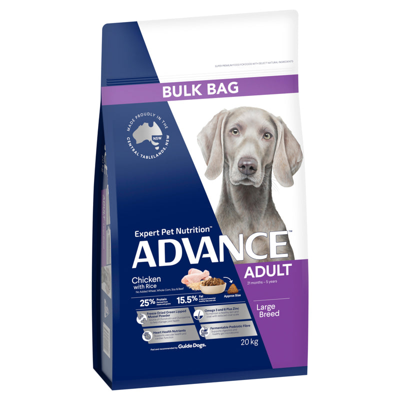 ADVANCE Large Adult Dry Dog Food Chicken with Rice 02