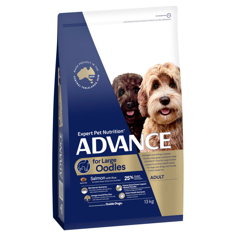 ADVANCE Large Oodles Dry Dog Food Salmon with Rice 02