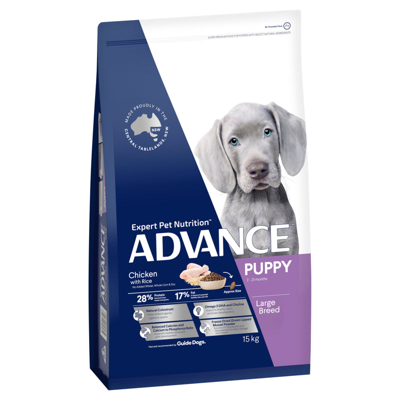 ADVANCE Large Puppy Dry Dog Food Chicken with Rice 02