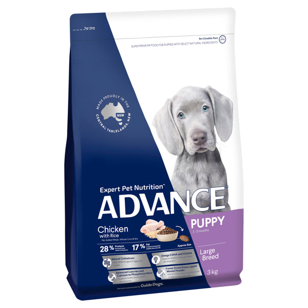 ADVANCE Large Puppy Dry Dog Food Chicken with Rice 01
