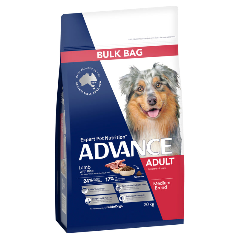 ADVANCE Medium Adult Dry Dog Food Lamb with Rice 03