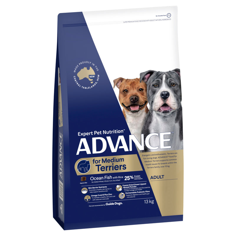ADVANCE Medium Terriers Dry Dog Food Ocean Fish with Rice 02
