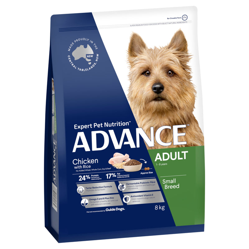ADVANCE Small Adult Dry Dog Food Chicken with Rice 02