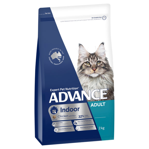 ADVANCE Indoor Adult Dry Cat Food Chicken with Rice 01