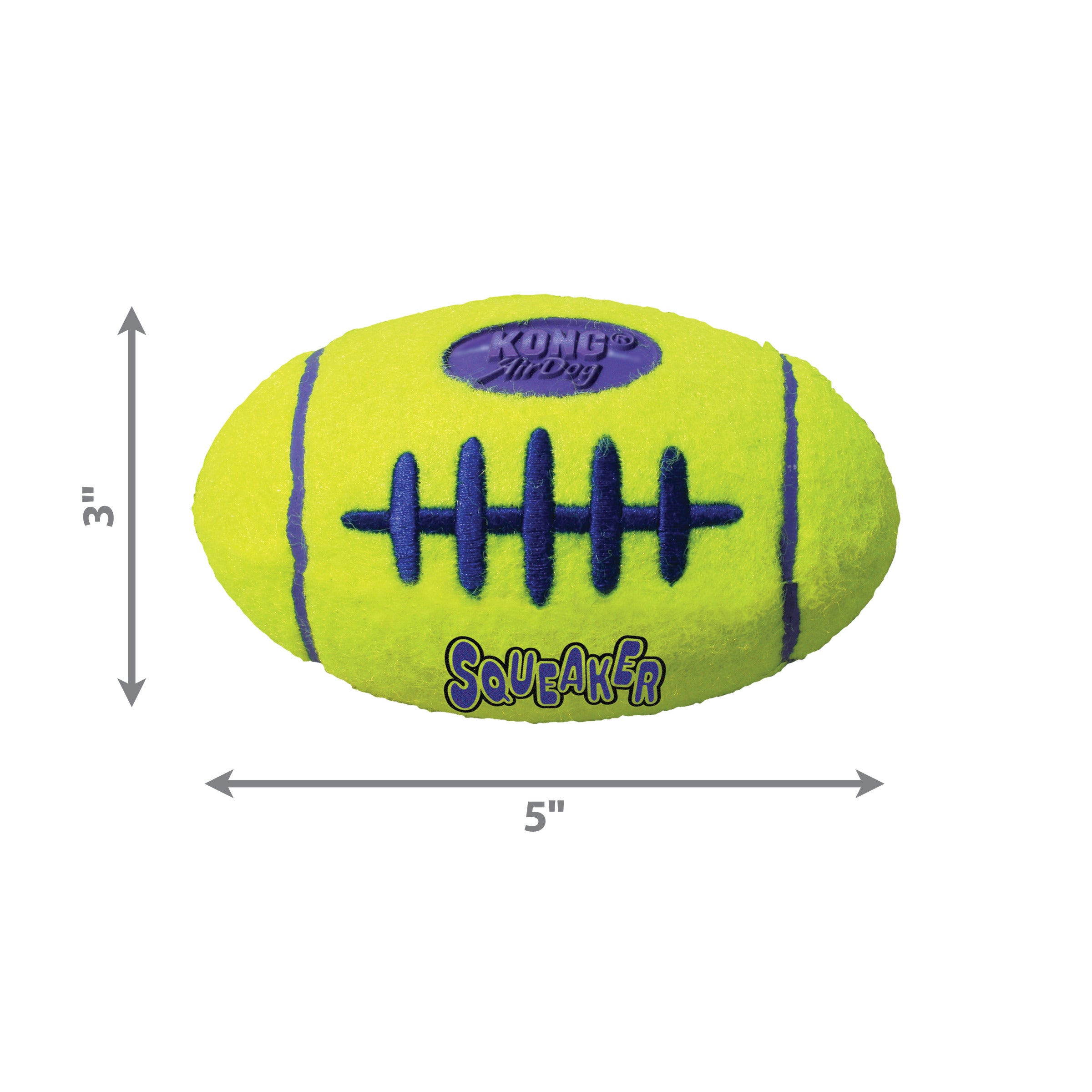 KONG Dog Toys AirDog Squeaker Football Medium
