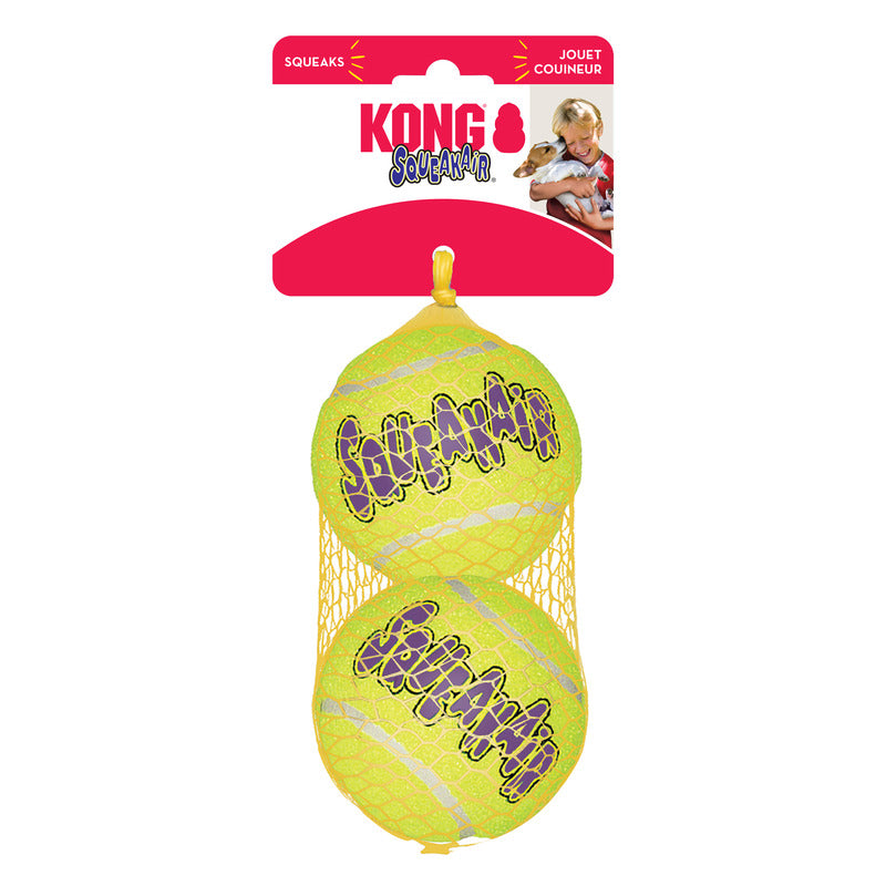KONG Dog Toys SqueakAir Ball Large 2 Pack