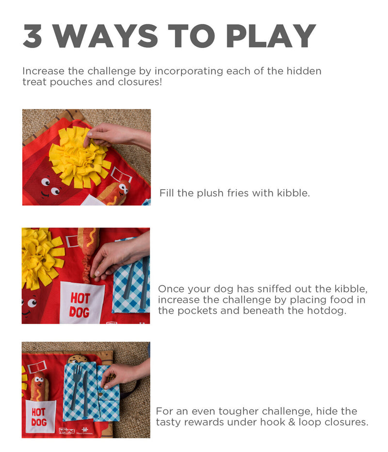 Nina Ottosson Dog Activity Matz Fast Food Fun - Level 2